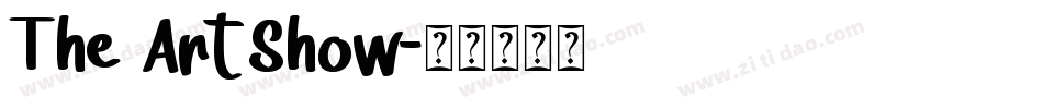 The Art Show字体转换